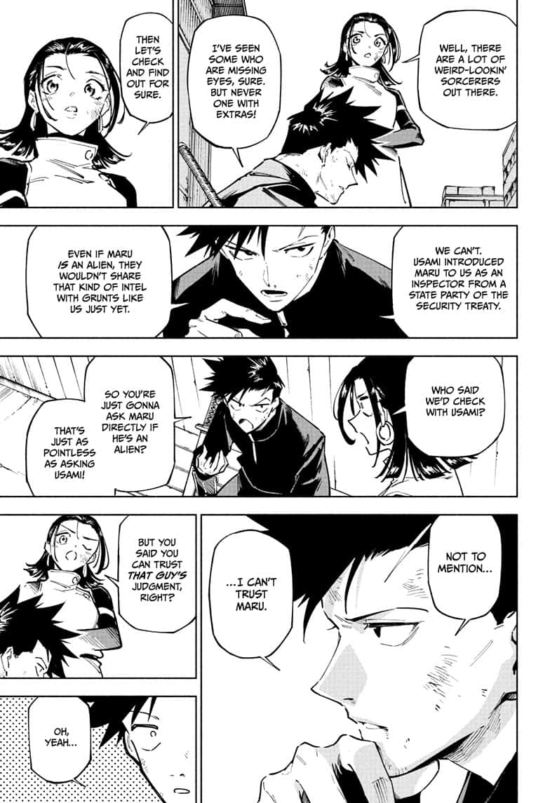 Jujutsu Kaisen Modulo Manga Chapter 2 page 11 - Deterrence scene
